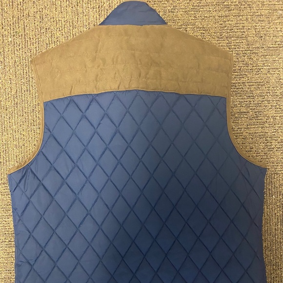 Tassa Elba Navy Blue and Brown Coat vest - Picture 2 of 2